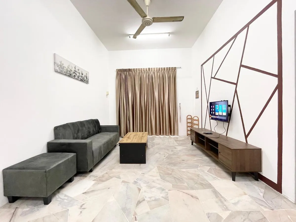 Pangsapuri Hilir Kota 3B2B Near To Town Melaka Апартаменты Малакка