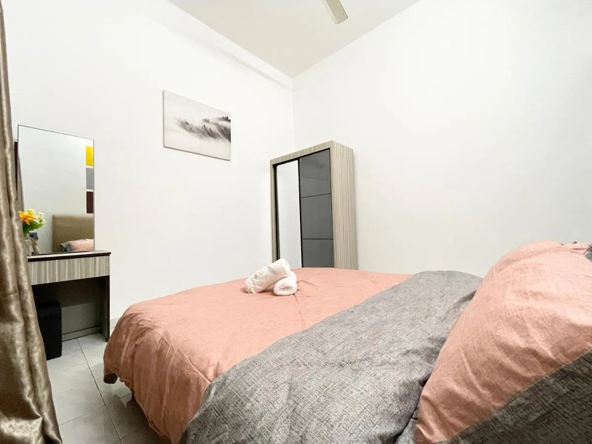 Апартаменты Pangsapuri Hilir Kota 3B2B Near To Town Melaka